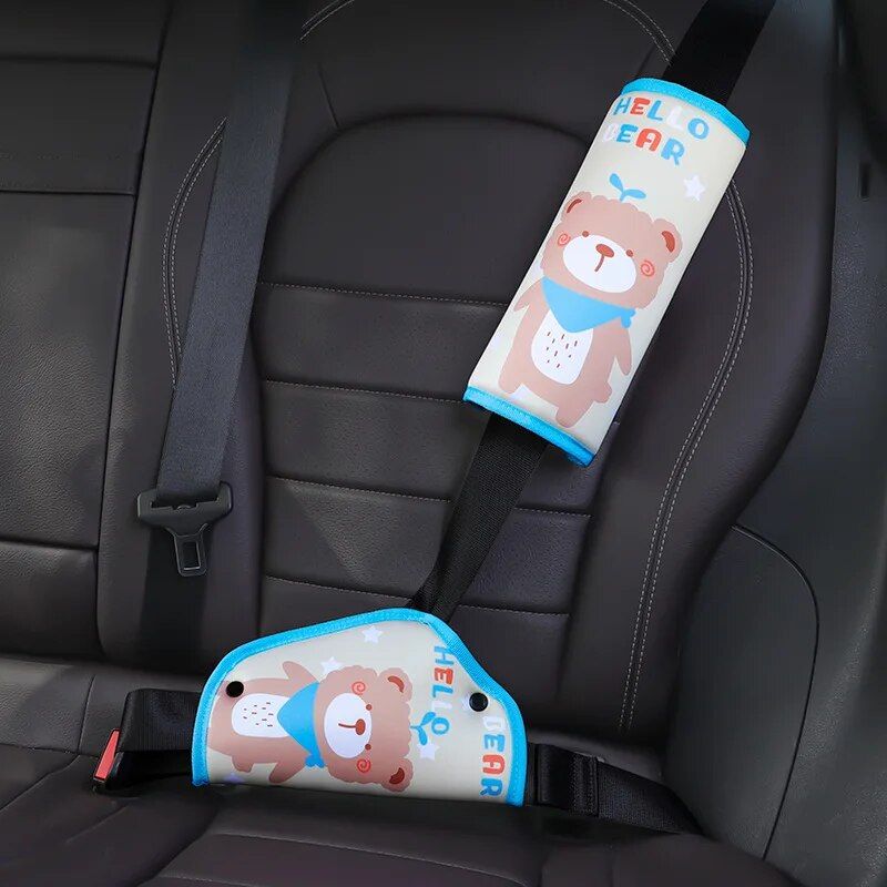 kids car seatbelt cover cartoon, view 4 - MRSLM