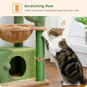 multi-level indoor cat tree, view 7 - MRSLM