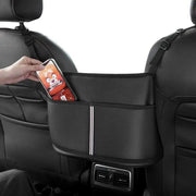 PU leather car seat storage organizer, view 6 - MRSLM