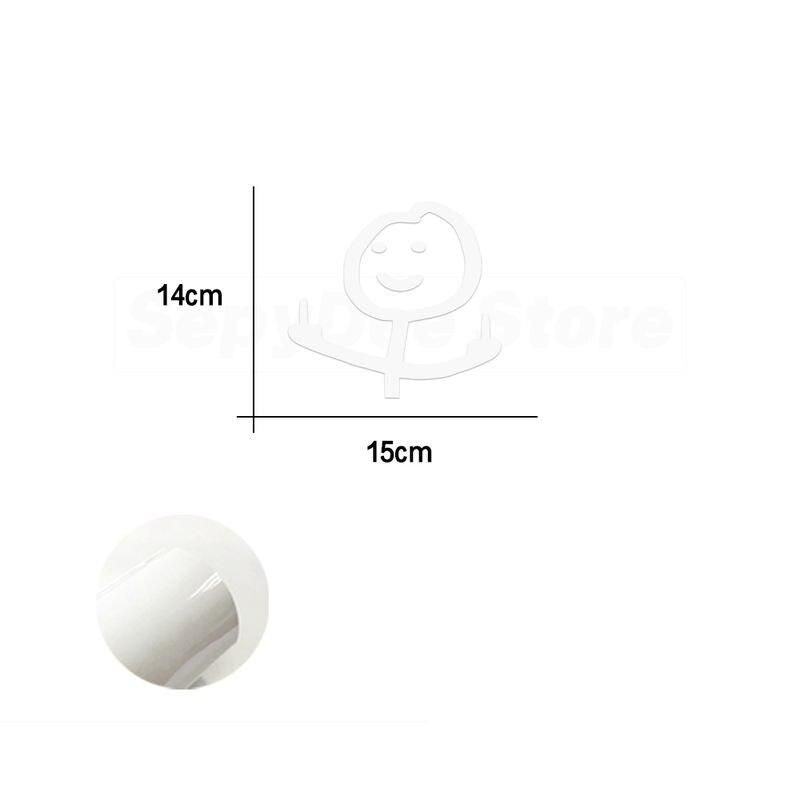 reflective cartoon car sticker, view 2 - MRSLM