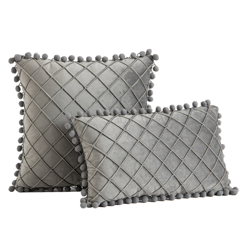 velvet plaid throw pillow covers, view 18 - MRSLM