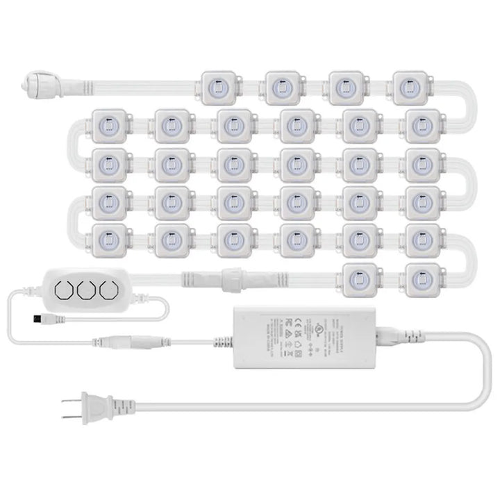Intelligent LED Eaves Outdoor Waterproof RBG Colorful Decorative Light