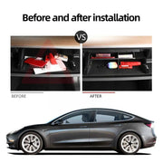 layered glove box organizer for model 3 and y, view 5 - MRSLM