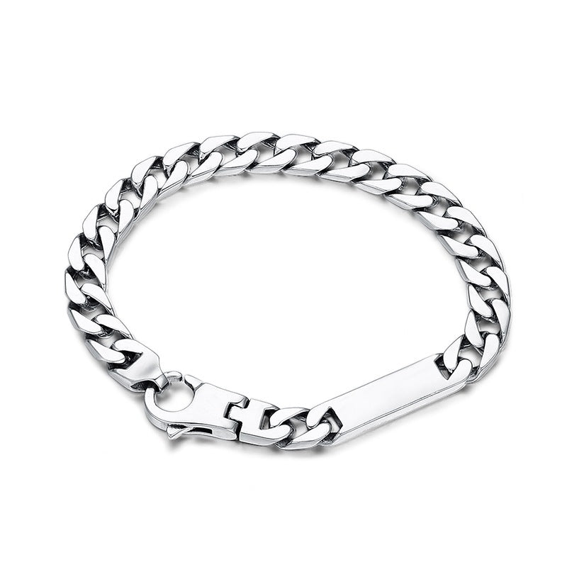 s925 silver retro punk bracelet, view 5 - MRSLM