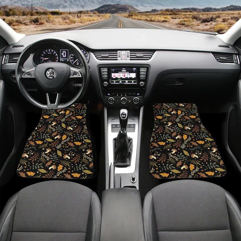 bohemian patterned car floor mats, view 4 - MRSLM