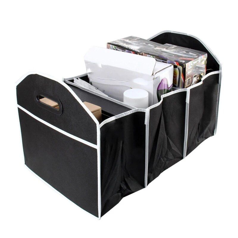 Car trunk multi-pocket folding organizer, view 3 - MRSLM