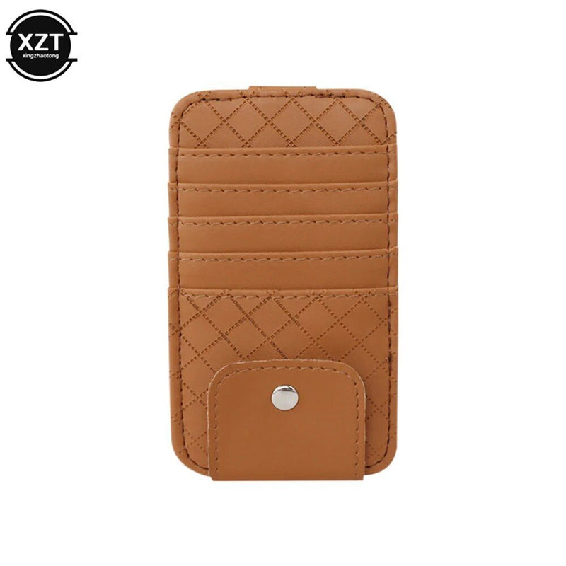 Compact sun visor car organizer, view 3 - MRSLM