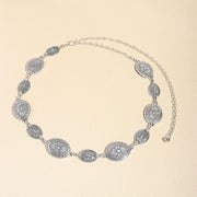 retro metal waist chain belt, view 6 - MRSLM