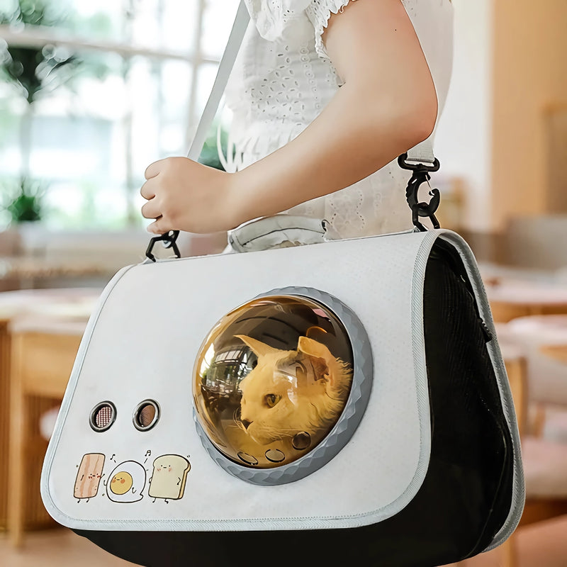 foldable pet carrier bag, view 7 - MRSLM
