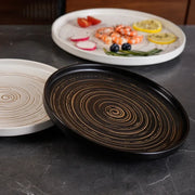 retro ceramic western style plate, view 5 - MRSLM