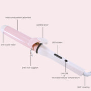 40mm water wave curling iron, view 11 - MRSLM