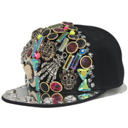 leopard head rivet cap, view 3 - MRSLM