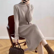 women's sleeveless knitted long dress, view 2 - MRSLM