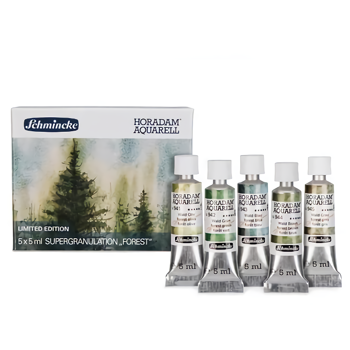 5-color tubular watercolor paint set, view 5 - MRSLM