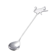 Cat stainless steel coffee spoon, view 3 - MRSLM