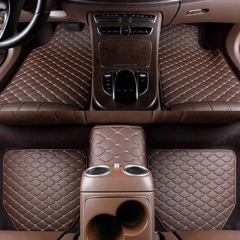 Universal PU Leather Car Floor Mats