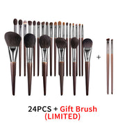 natural makeup brushes set, view 14 - MRSLM