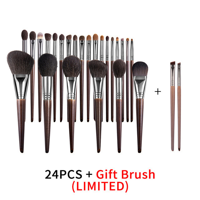 natural makeup brushes set, view 14 - MRSLM