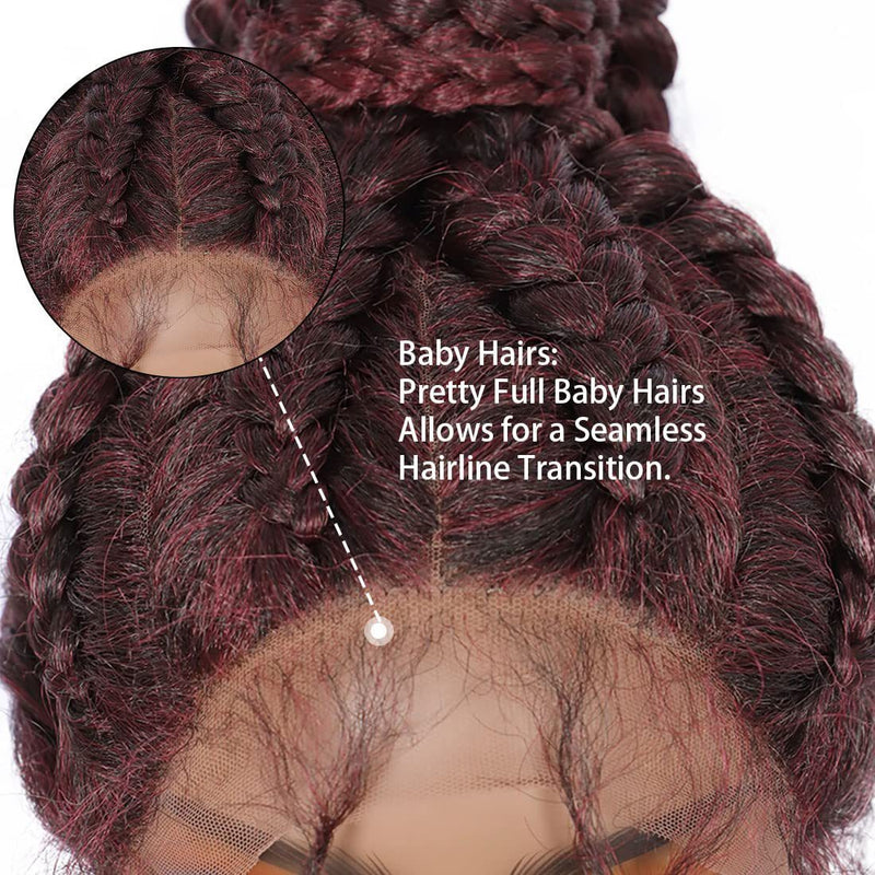 braided lace head cap wig, view 4 - MRSLM