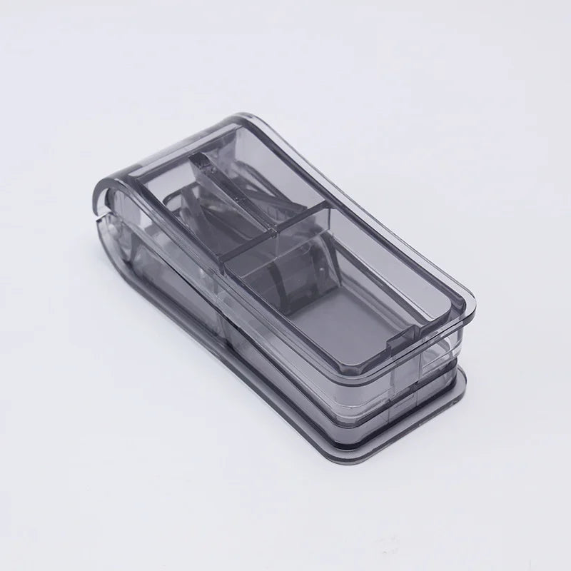 Compact pill splitter and storage organizer, view 3 - MRSLM