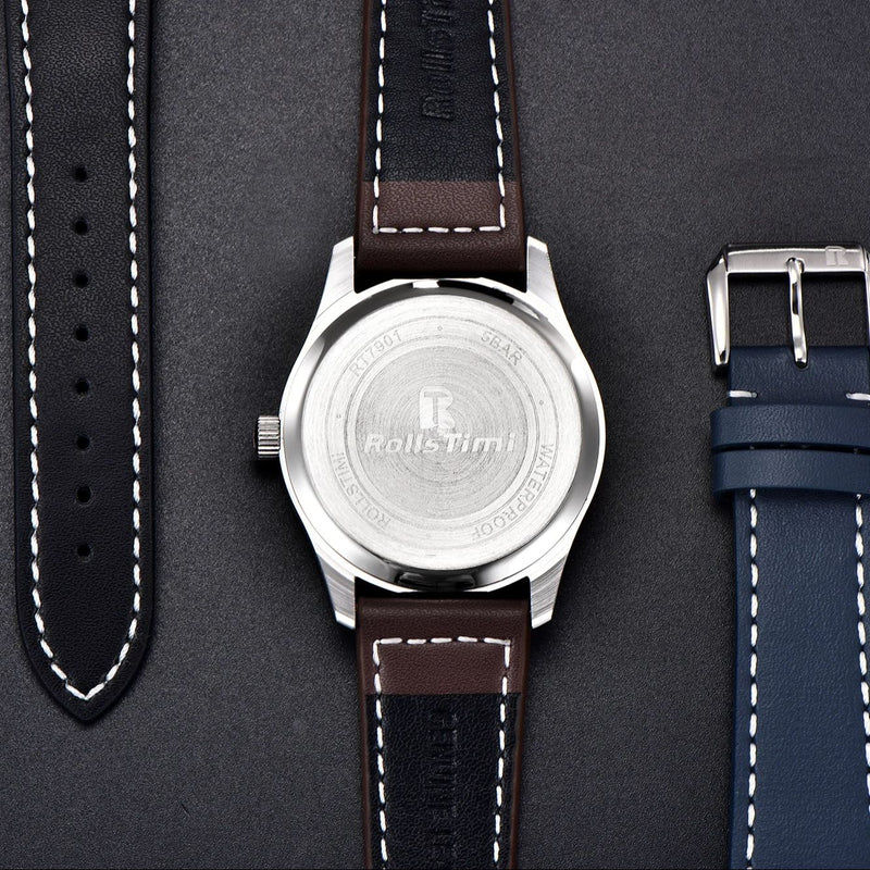 men's luxury business quartz watch, view 6 - MRSLM