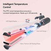 nano titanium hair straightener and curling iron, view 6 - MRSLM