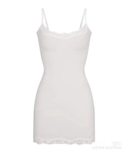 sling lace hip dress, view 8 - MRSLM