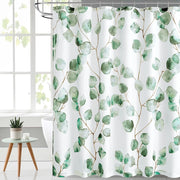 green leaves waterproof shower curtain - MRSLM