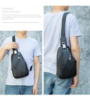 genuine leather shoulder bag, view 8 - MRSLM