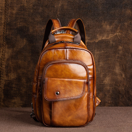 men's cowhide travel bag - MRSLM