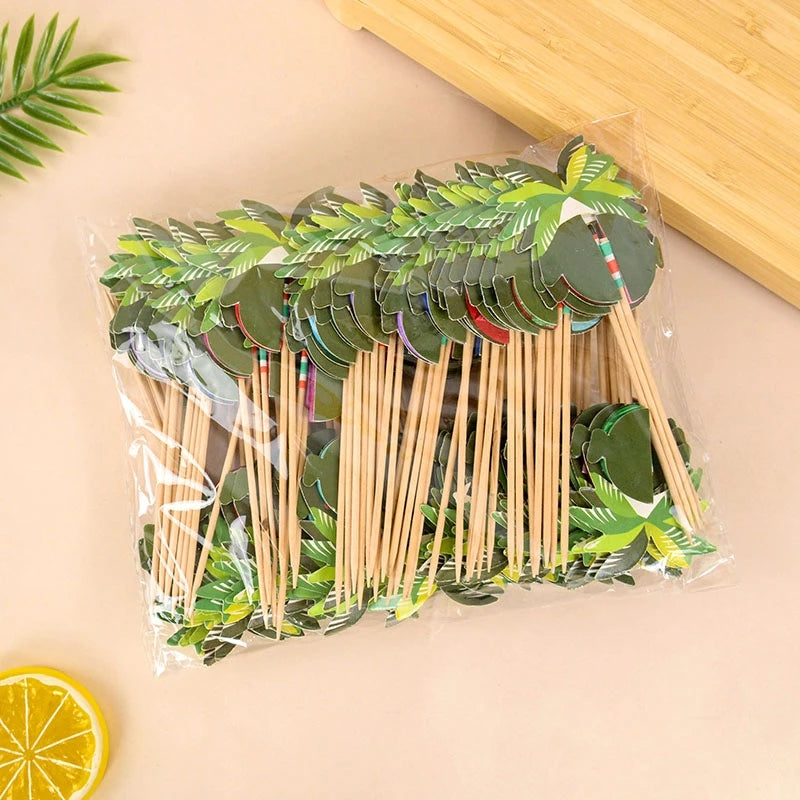hawaiian luau cocktail picks, view 7 - MRSLM