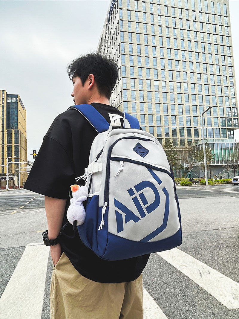 small nylon casual backpack, view 7 - MRSLM
