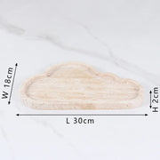 cloud shape natural marble vanity tray, view 2 - MRSLM
