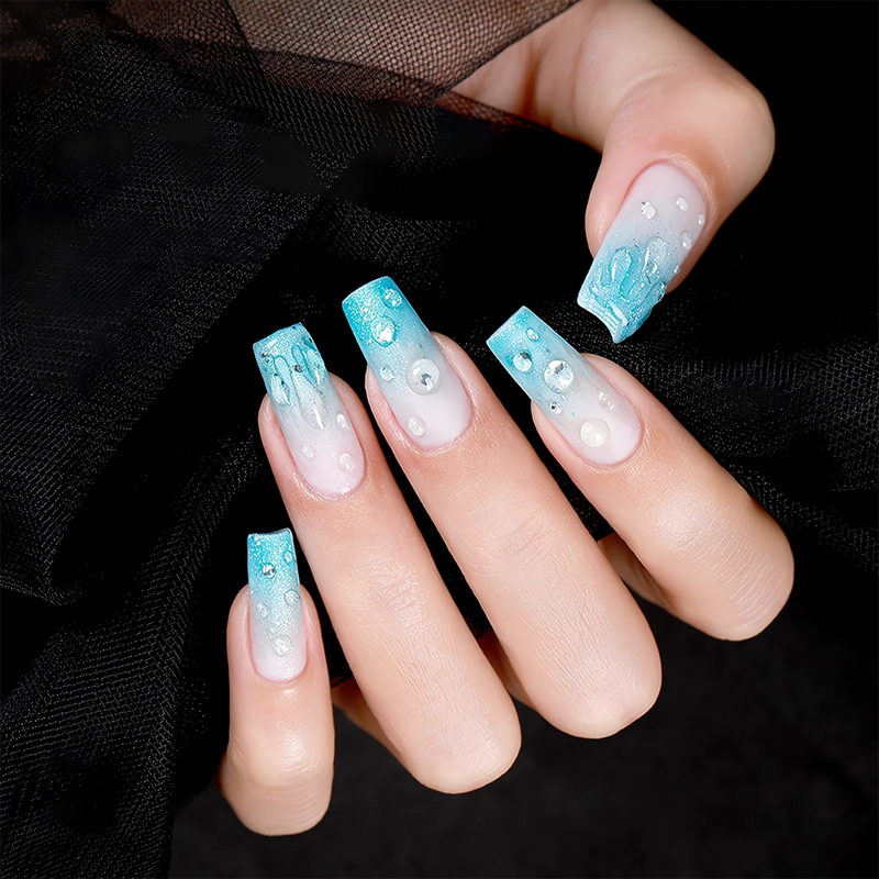 clear water drop wave gel nail polish, view 9 - MRSLM