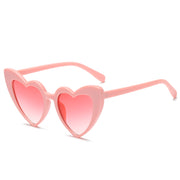 heart-shaped rhinestone sunglasses, view 2 - MRSLM