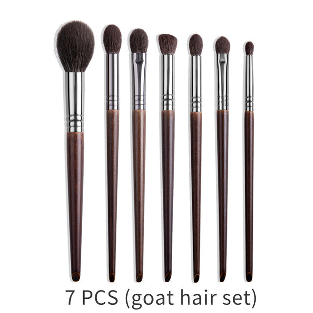 natural makeup brushes set, view 7 - MRSLM