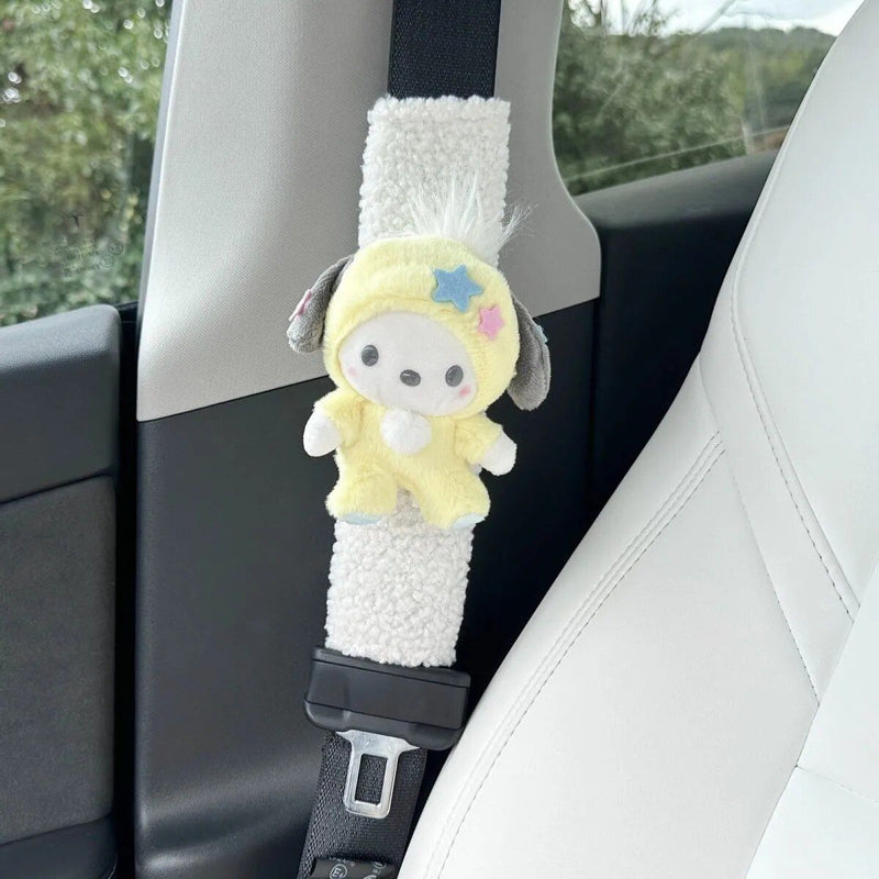 cartoon dog seat belt protector, view 10 - MRSLM