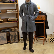 Slim fit mid-length wool coat, view 6 - MRSLM