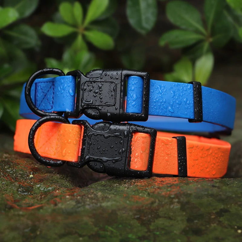 waterproof pvc dog collar, view 10 - MRSLM