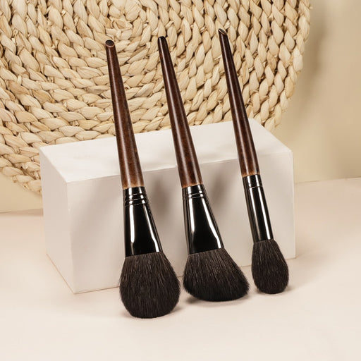 goat hair makeup brush set - MRSLM