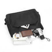 waterproof nylon crossbody cycling bag, view 3 - MRSLM