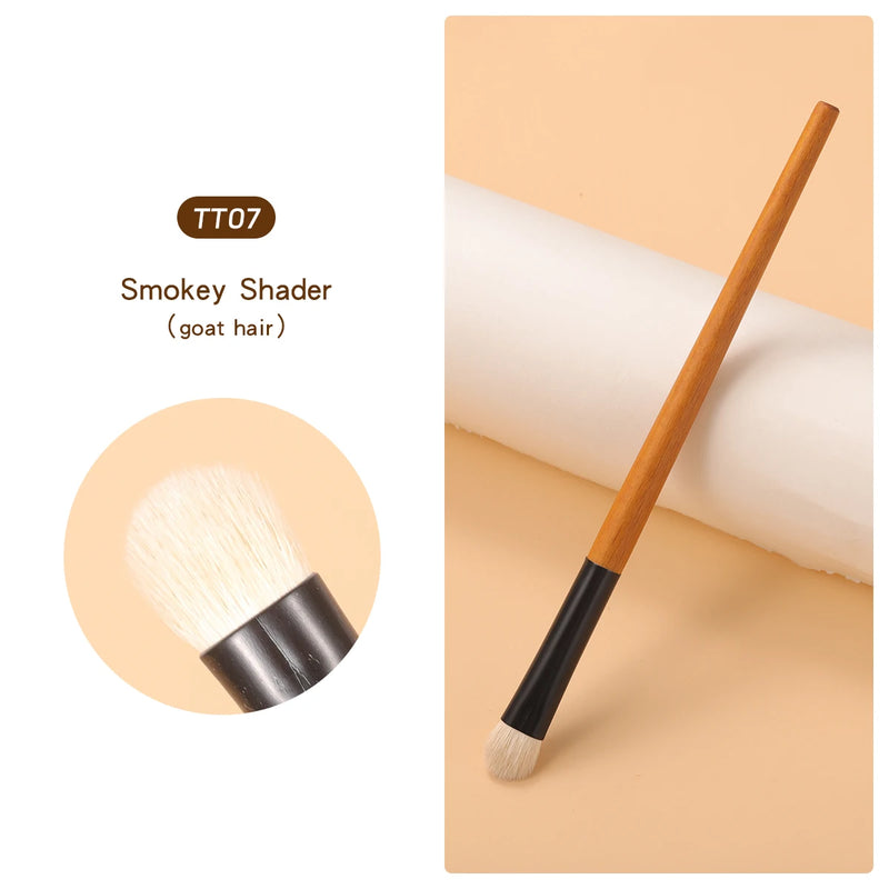 goat hair eyeshadow blending brush, view 6 - MRSLM