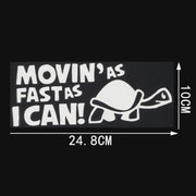 reflective animal car decal, view 7 - MRSLM