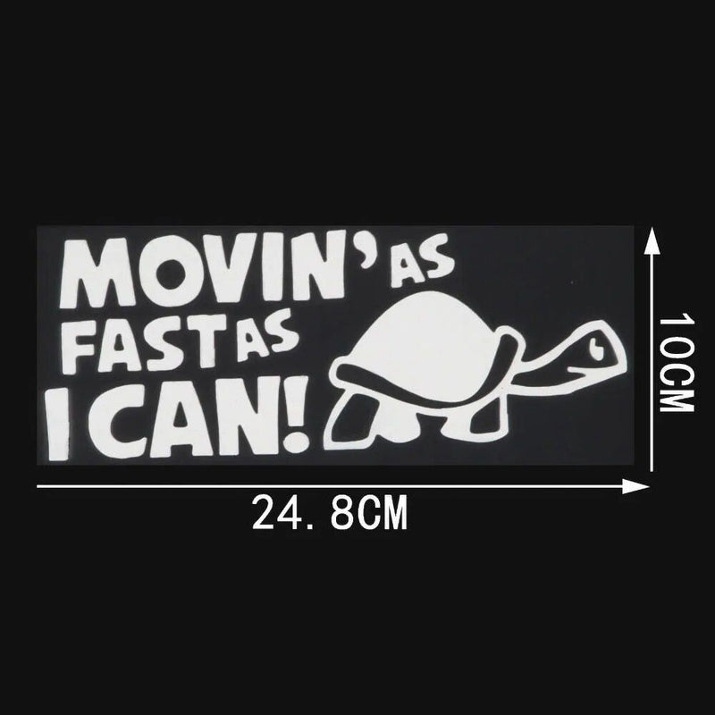 reflective animal car decal, view 7 - MRSLM