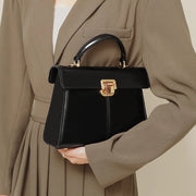 leather crossbody bag with scarf, view 5 - MRSLM