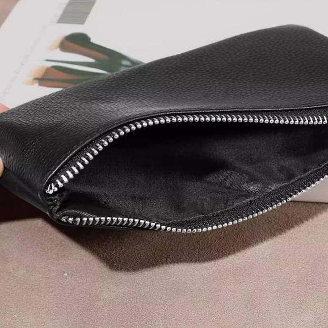 women's leather zipper wallet, view 6 - MRSLM