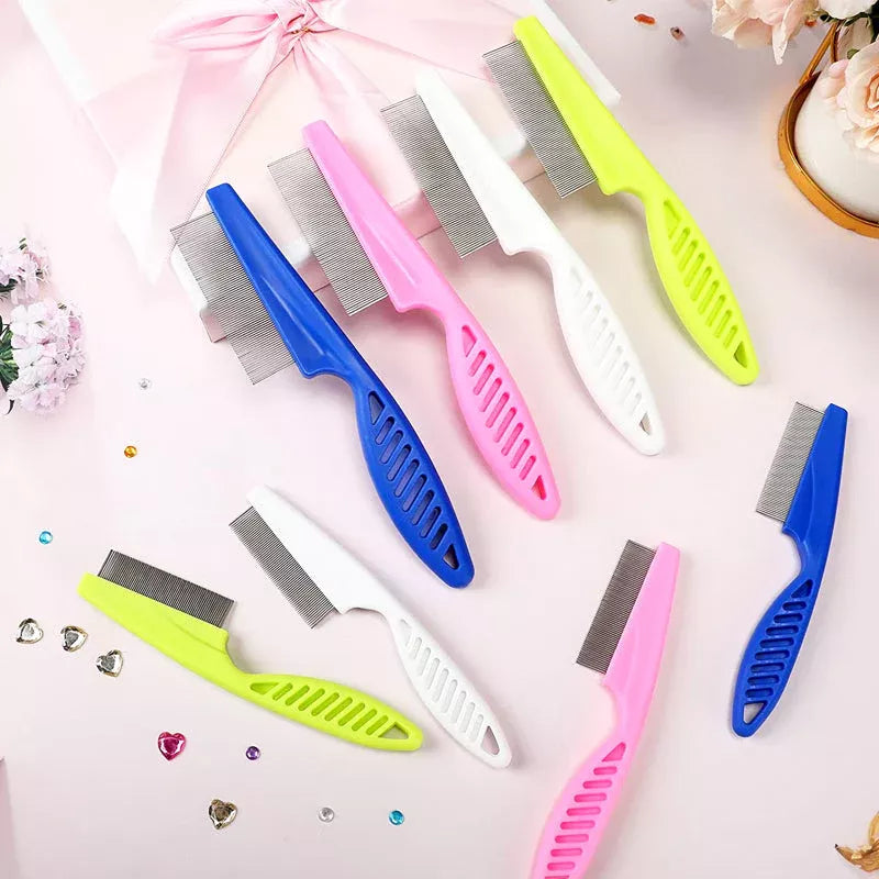 stainless steel pet hair comb, view 11 - MRSLM