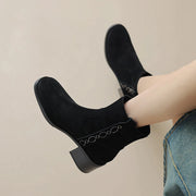 women's suede ankle boots, view 7 - MRSLM