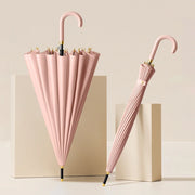 24-rib long handle rain umbrella - MRSLM