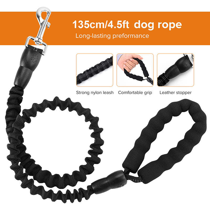 stretchable dog leash, view 4 - MRSLM